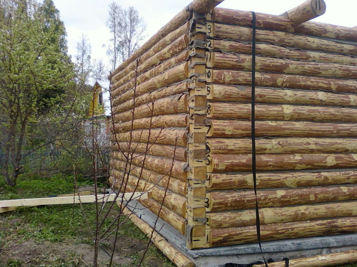 Сруб дома 6*6 под ключь